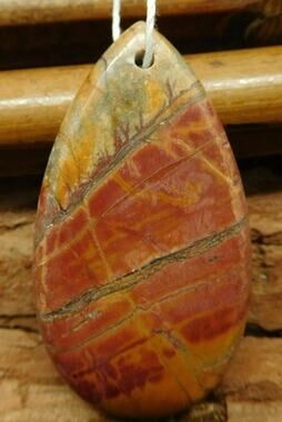 Beautiful Creek Jasper Pendant Bead
